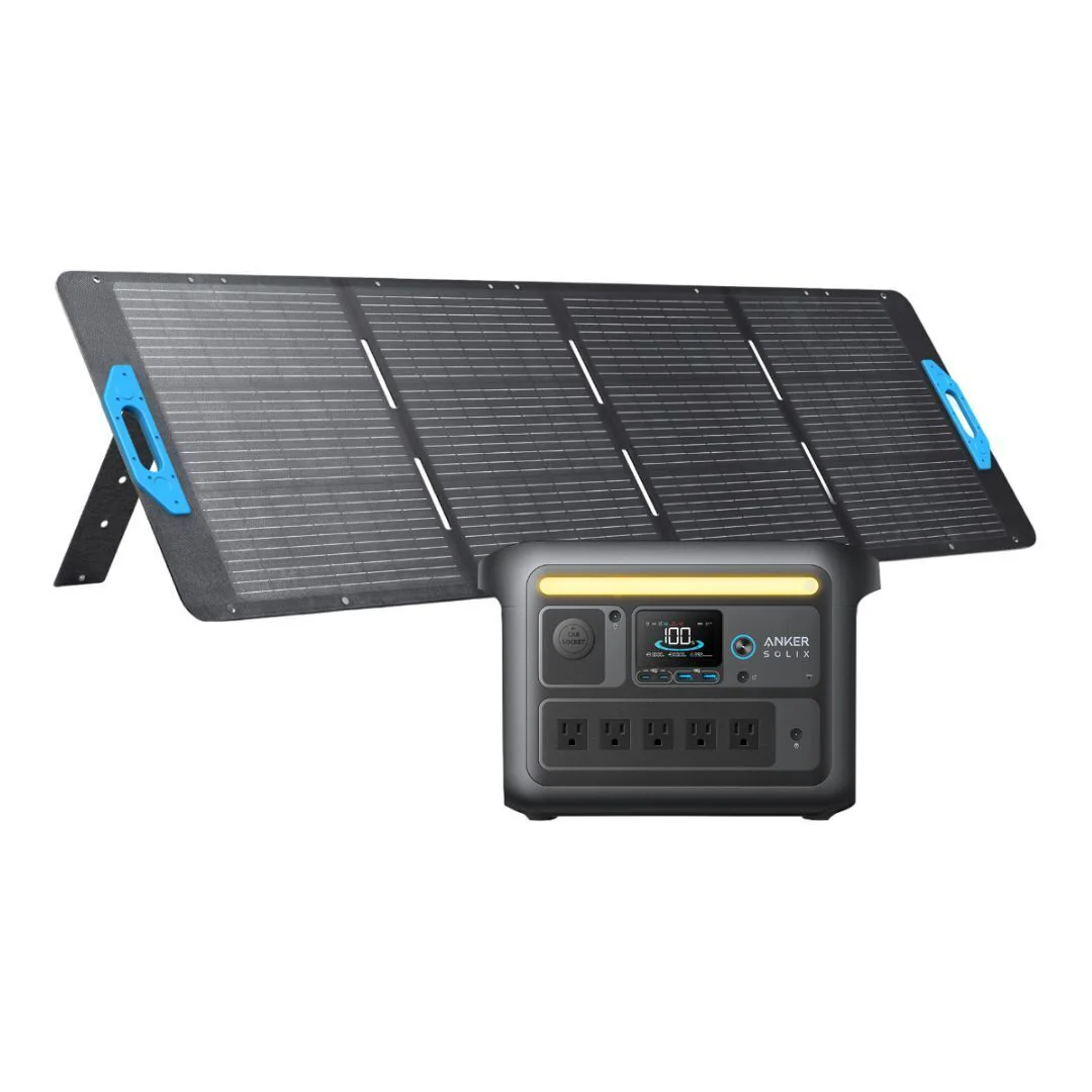 Anker SOLIX C800X Solar Generator + 200W Solar Panel