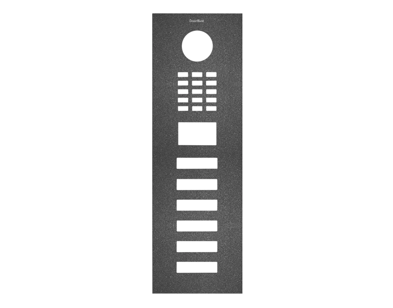 DoorBird Front Panel for D2106V in DB 703 Stainless Steel