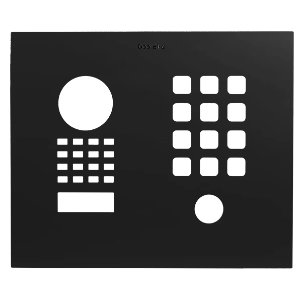 DoorBird Front Panel for D1101KH Classic Surface-/ Flush-Mount in Graphite Black