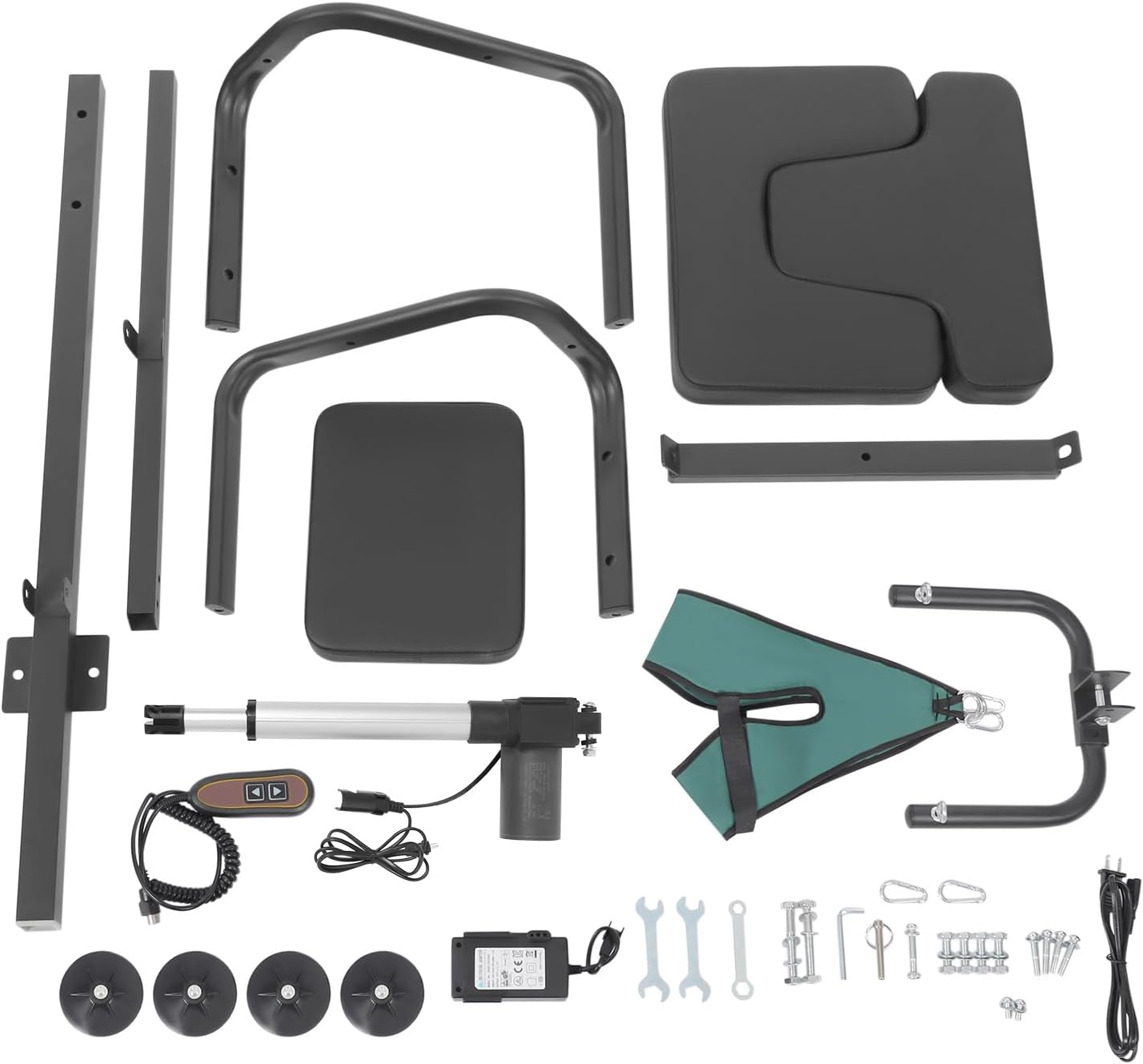 Cervical Traction Device, 6000N 55W Neck Stretcher Exerciser with Chair, Electric Neck Stretcher Cervical Traction for Home, Rehabilitation Centers, Sanatoriums, 7.87in Lifting Distance