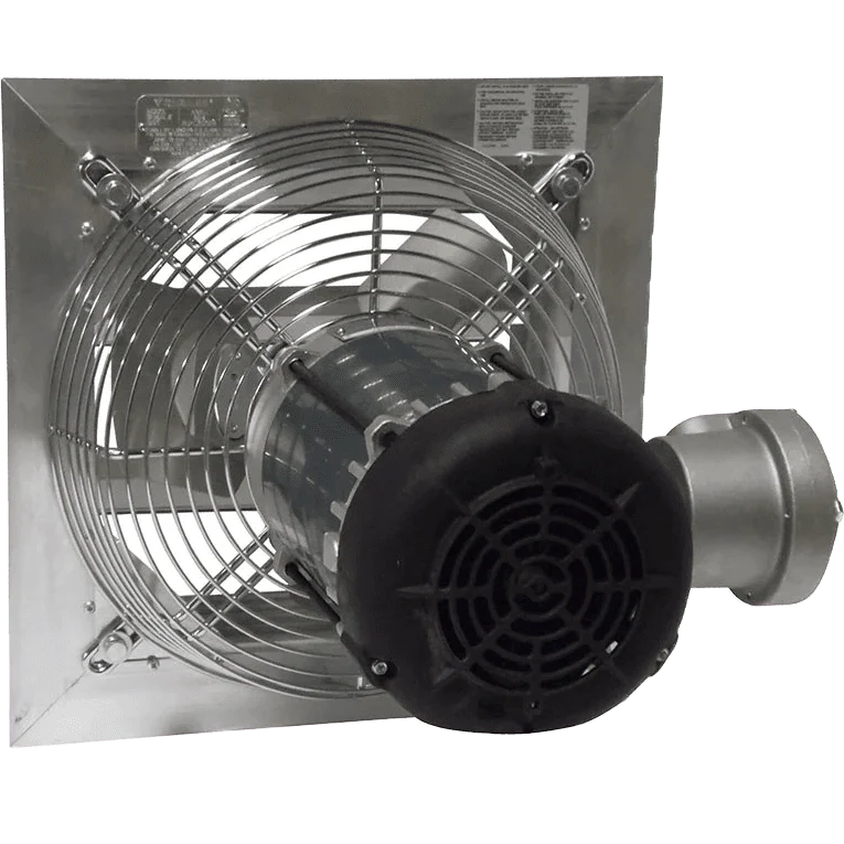 Canarm AX 12-In. Explosion Proof Aluminum Wall Mount Shutter Exhaust Fan