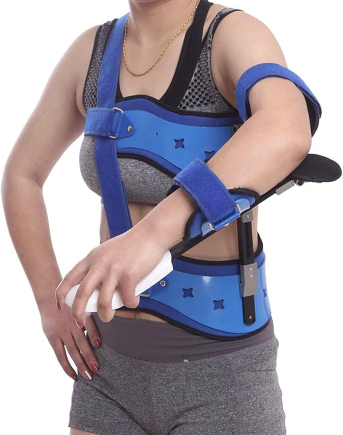 Shoulder Arm Immobilizer for Dislocation Fracture Sprains Broken Arm for Shoulder Injury Torn Rotator Cuff Sublexion Surgery Lightweight Breathable Wrist Elbow Support Unisex,Left