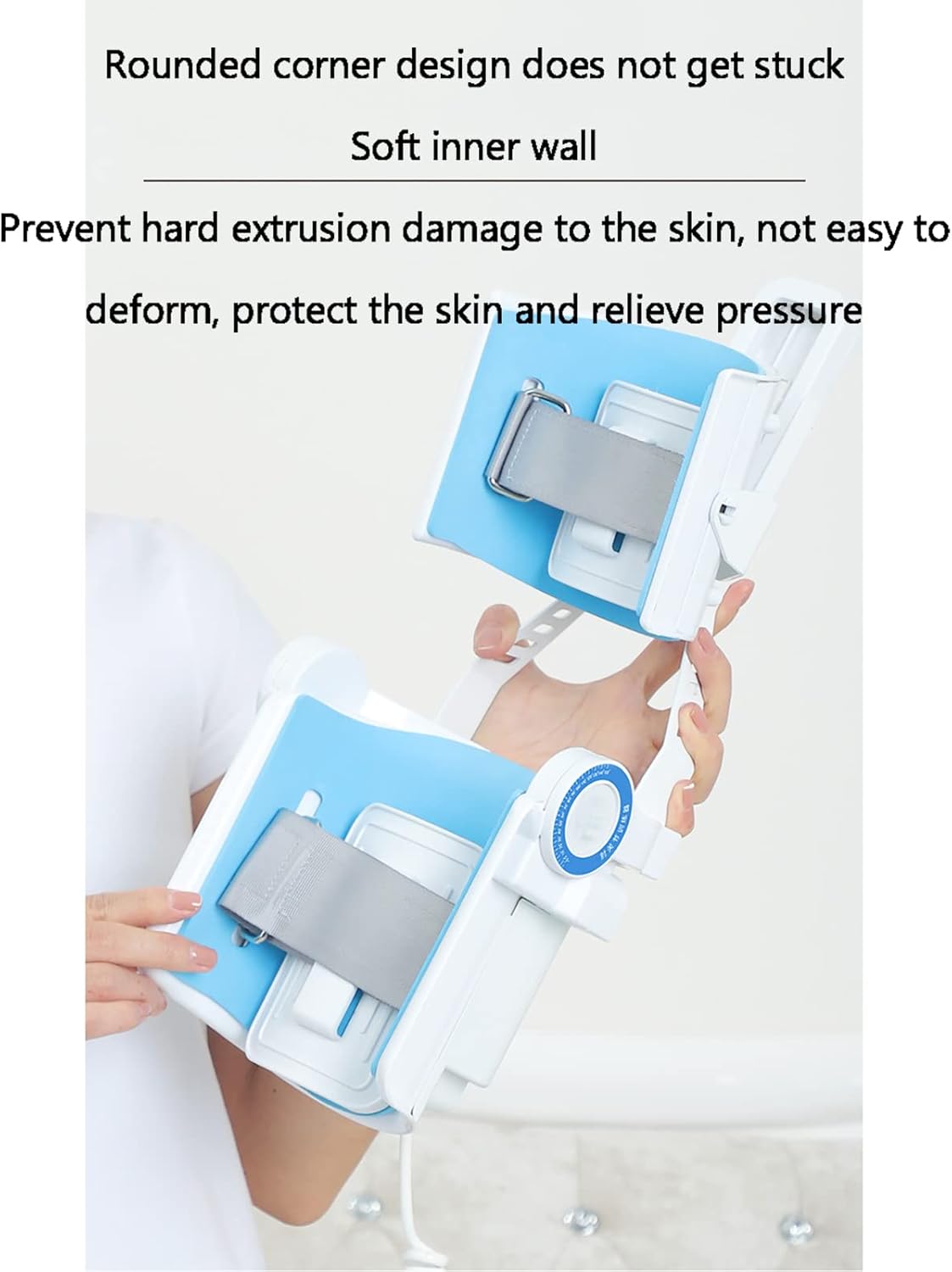 Hinged Elbow Brace Arm Exerciser,Electric Elbow Joint Rehabilitation Device,-5~150°Full-Angle Exercise and Adjustable Speed with Remote