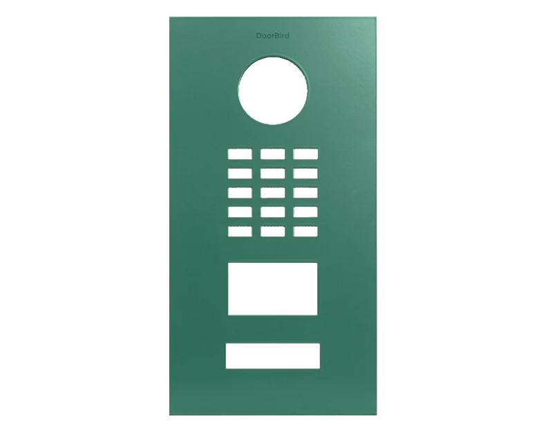 DoorBird Front Panel for D2101V in Patina Green, RAL 6000
