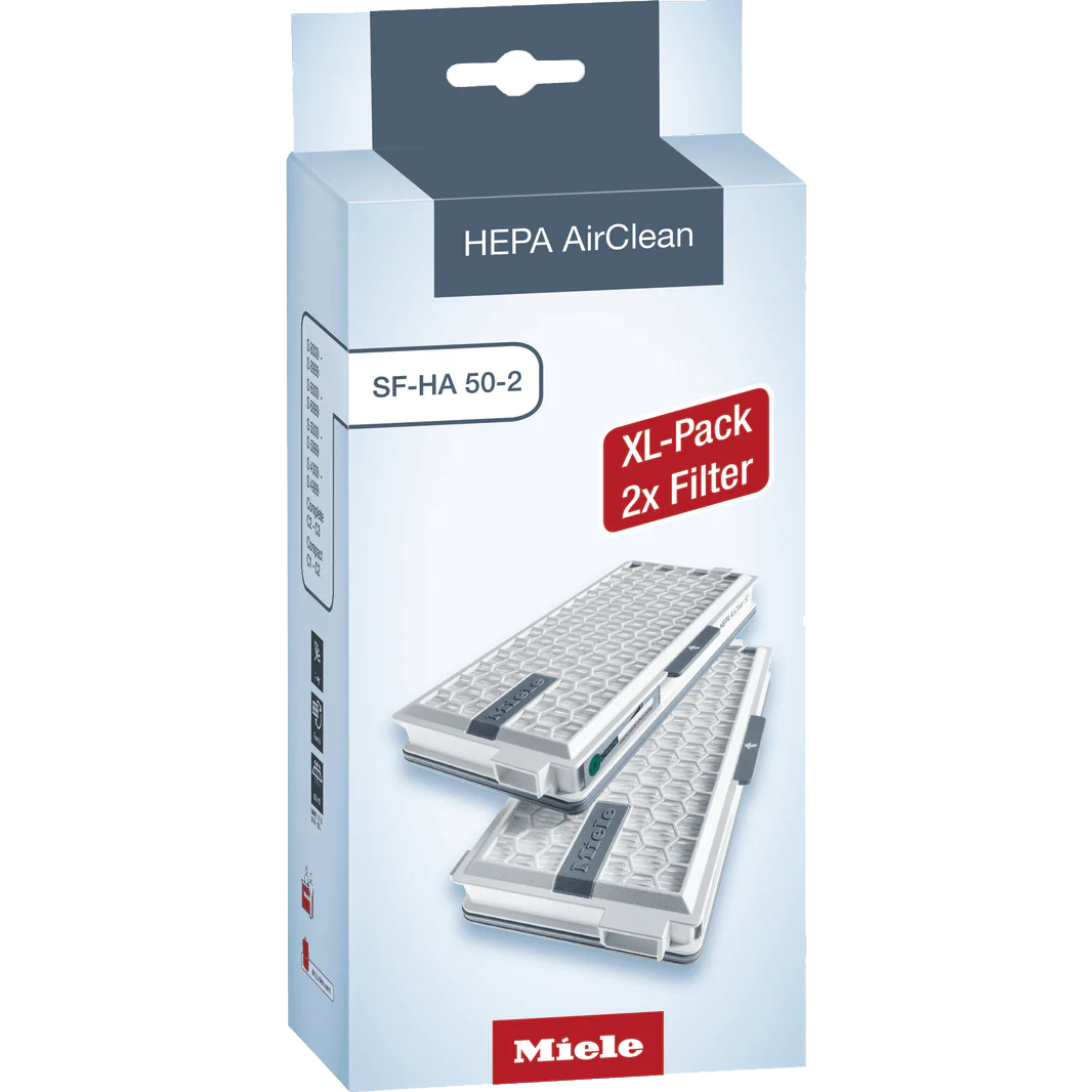 Miele SF-HA50 HEPA AirClean Filter 2-Pack