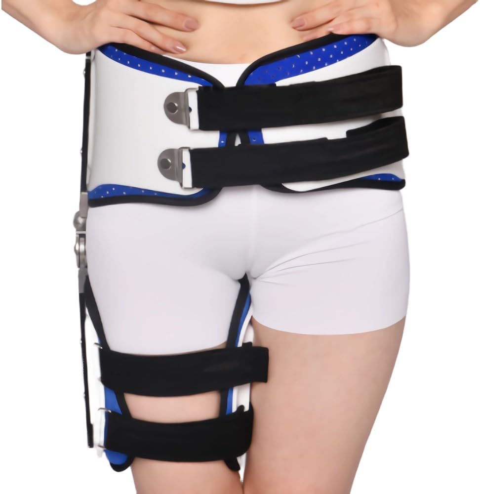 Hip Brace Groin Support Compression Wrap,Adjustable Thigh Hamstring Support Sciatica Pain Relief Hip Joint Arthritis Injury Postoperative Rehabilitation Men and Women(Right)