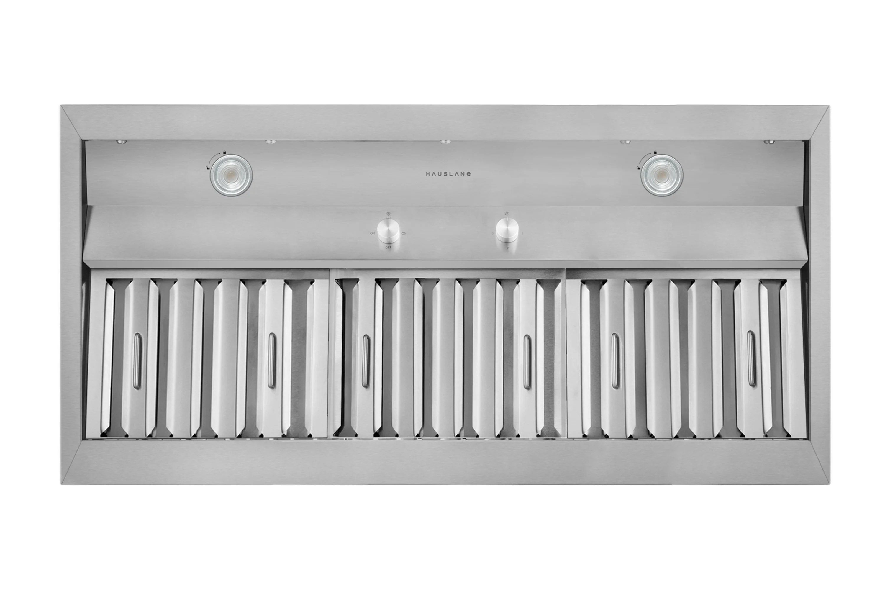 Hauslane Convertible Built-In Insert Range Hood in Stainless Steel, 18.5-Inch Deep (IN-R200)