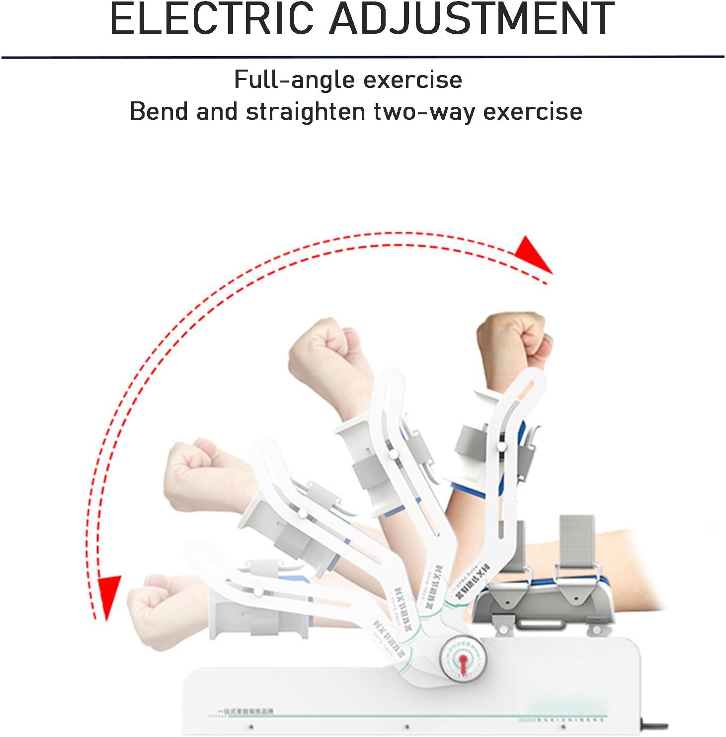 Arm Rehabilitation Trainer,Electric Elbow Joint Rehabilitation Device, Elbow Brace Arm Exerciser, -10°~150° Adjustable Post Op Elbow Brace Stabilizer Splint, for Arm Fracture