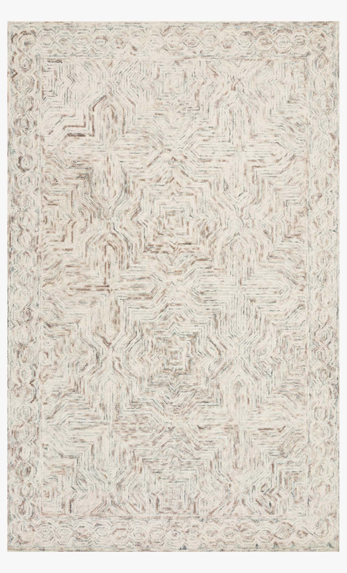 Loloi II Ziva Collection - Contemporary Hand Tufted Rug in Neutral (ZV-01)