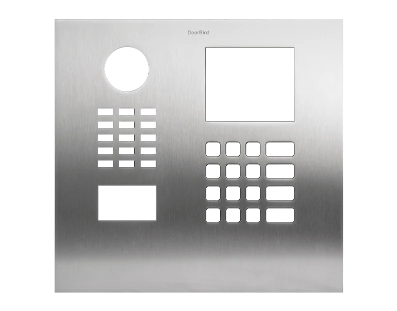 DoorBird Front Panel for D21DKH in Stainless Steel V2A