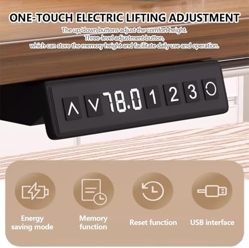 Adjustable Overbed Table with Wheels - Mobile Rolling Desk with Drawer for Laptop, Height-Adjustable Bedside Workstation for Home & Hospital Use