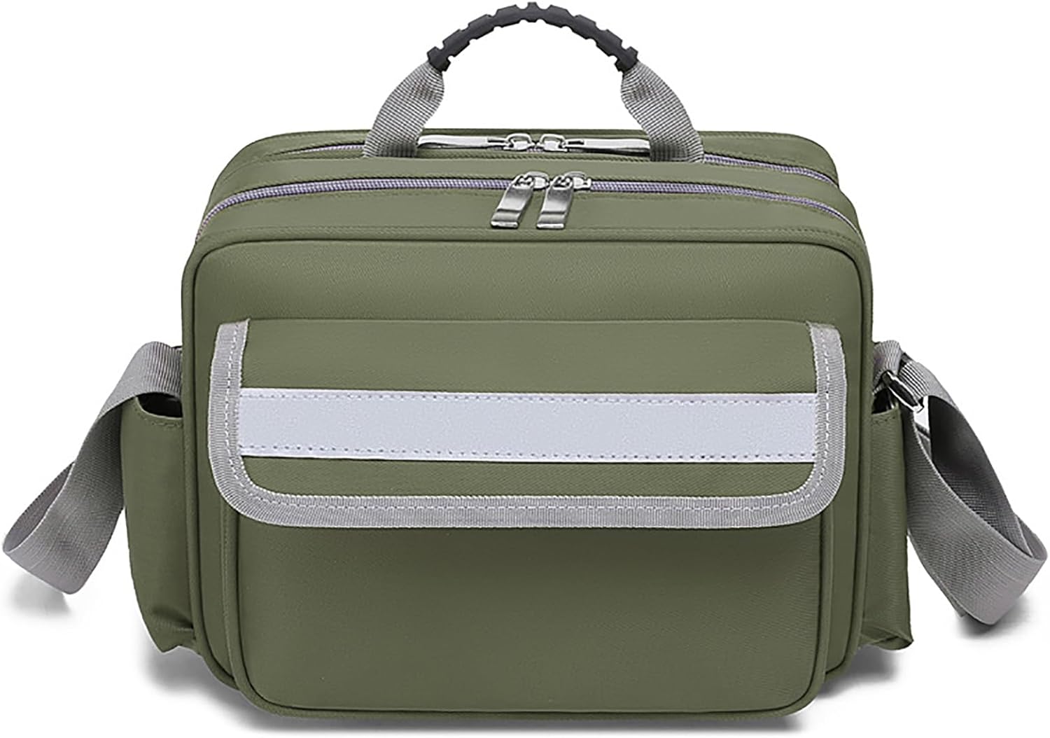 Empty First Responder Bag, Emergency Responder Trauma Bag with Night Reflective Strap and Top Handle, and Waterproof Oxford Cloth Fabric, for Home Use, Road Trips, Travel, Camping