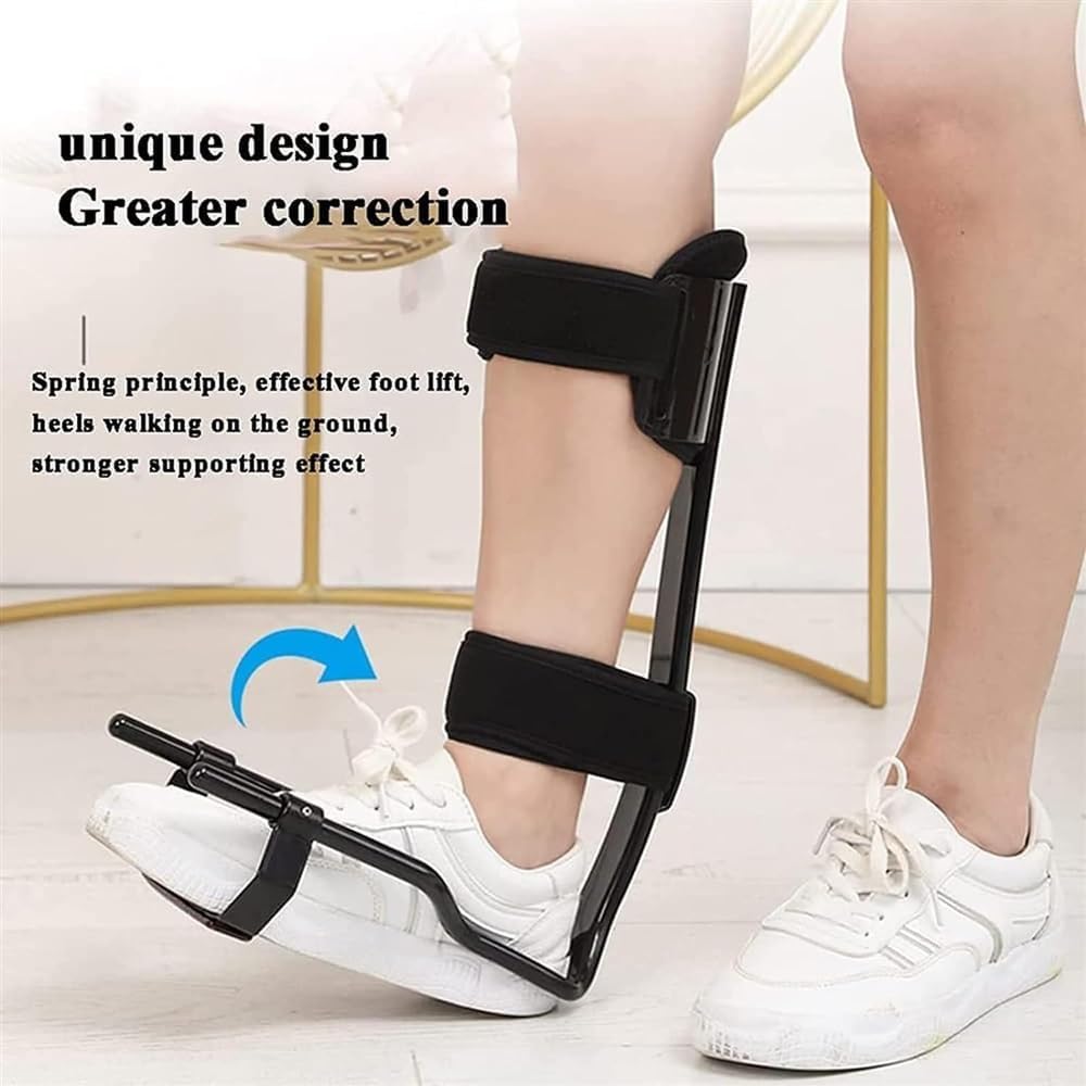 Drop Foot Brace, Relieve Foot Drag Ankle Foot Orthosis, Height Aadjustable for Foot Drop, Plantar Fasciitis Achilles Tendonitisinjury Recover(Small)