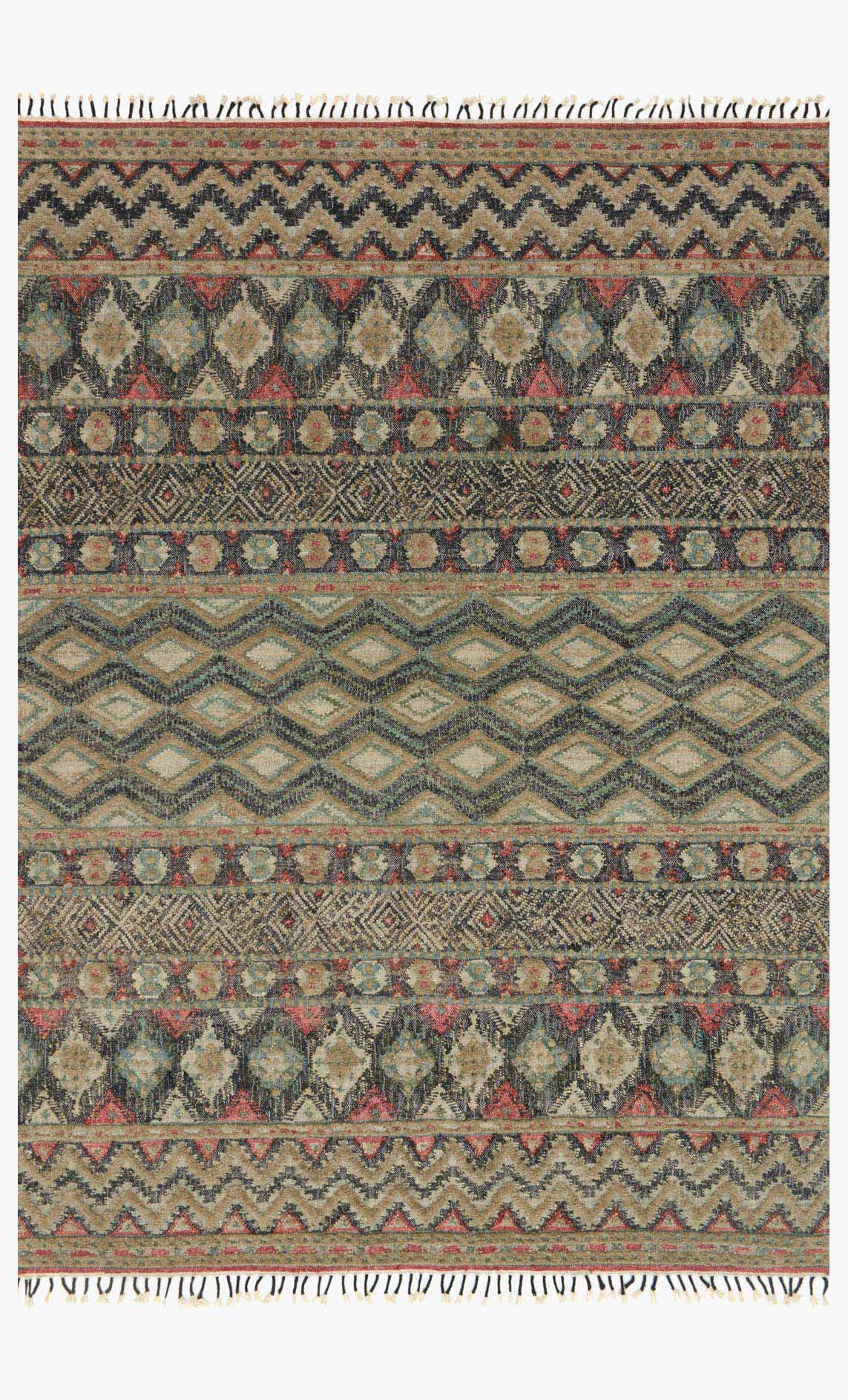 Loloi Owen Collection - Transitional Hand Woven Rug in Indigo & Sage (OW-03)