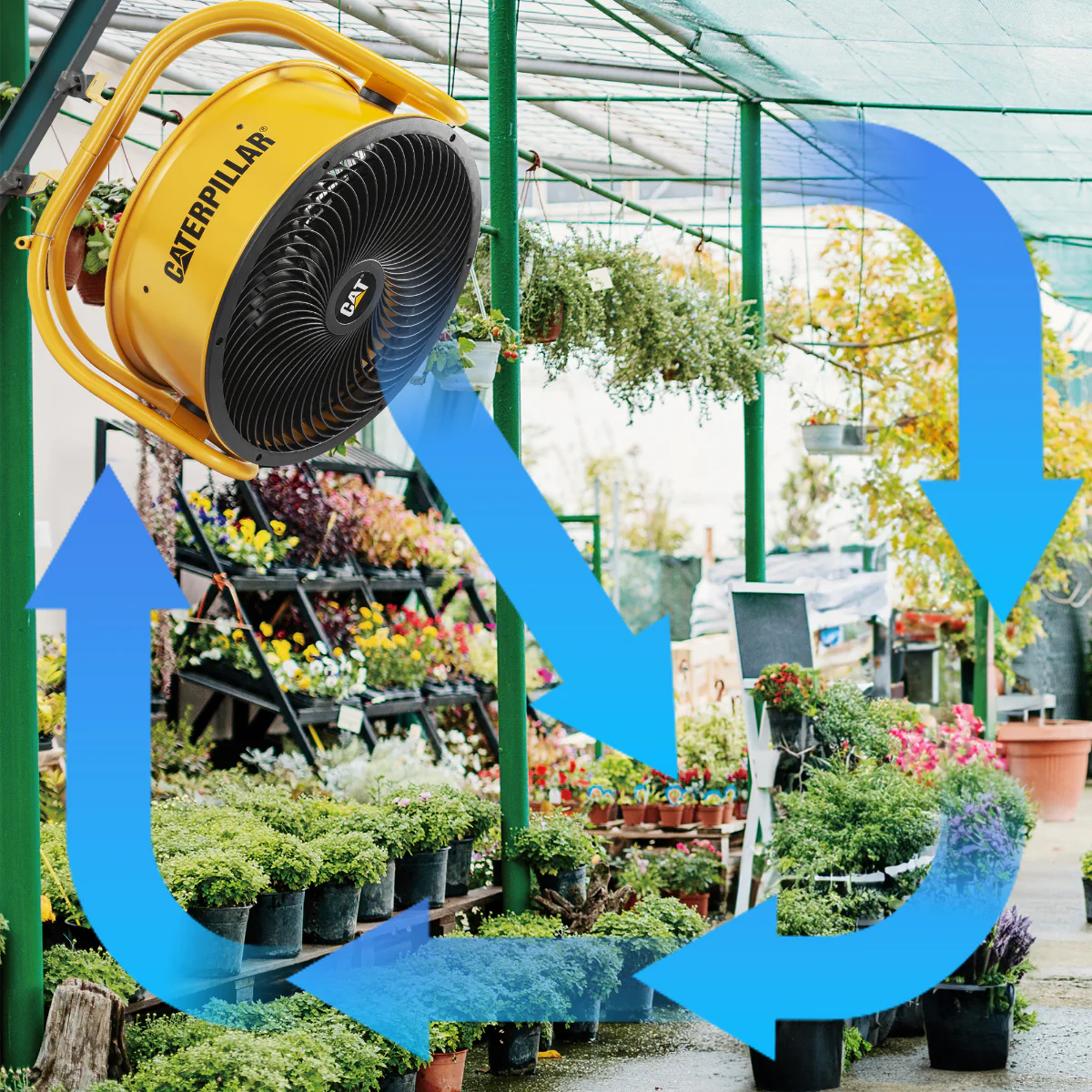 Caterpillar 24-In. High Velocity Industrial Drum Fan