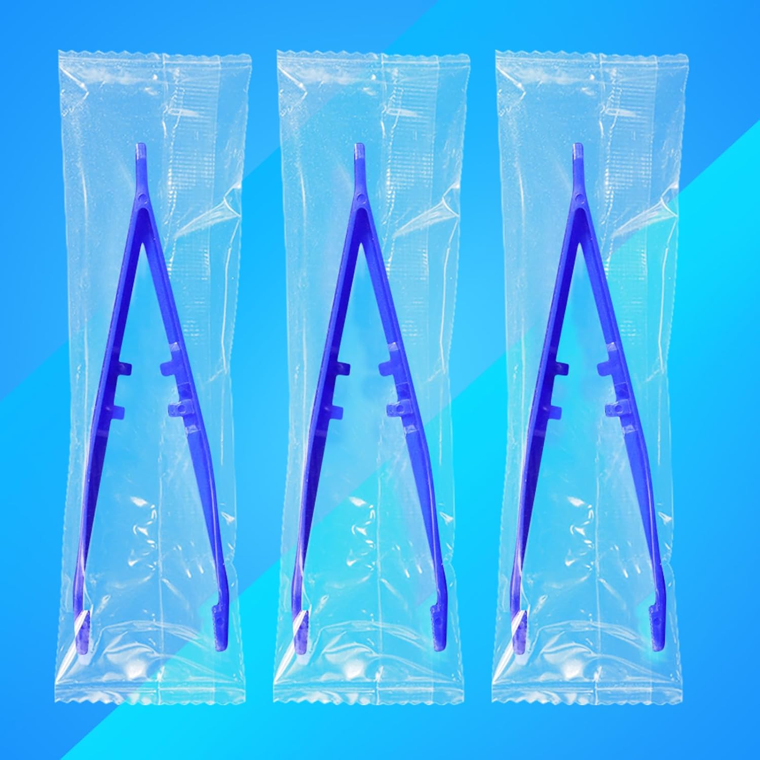 First Aid Tweezers Individually Wrapped,Plastic Tweezers,Disposable Tweezer | Suitable for First Aid Kits,Dressing,Gauze,Lab,School,Home,Elementary Science | Single Use,Individually Packaged (300)
