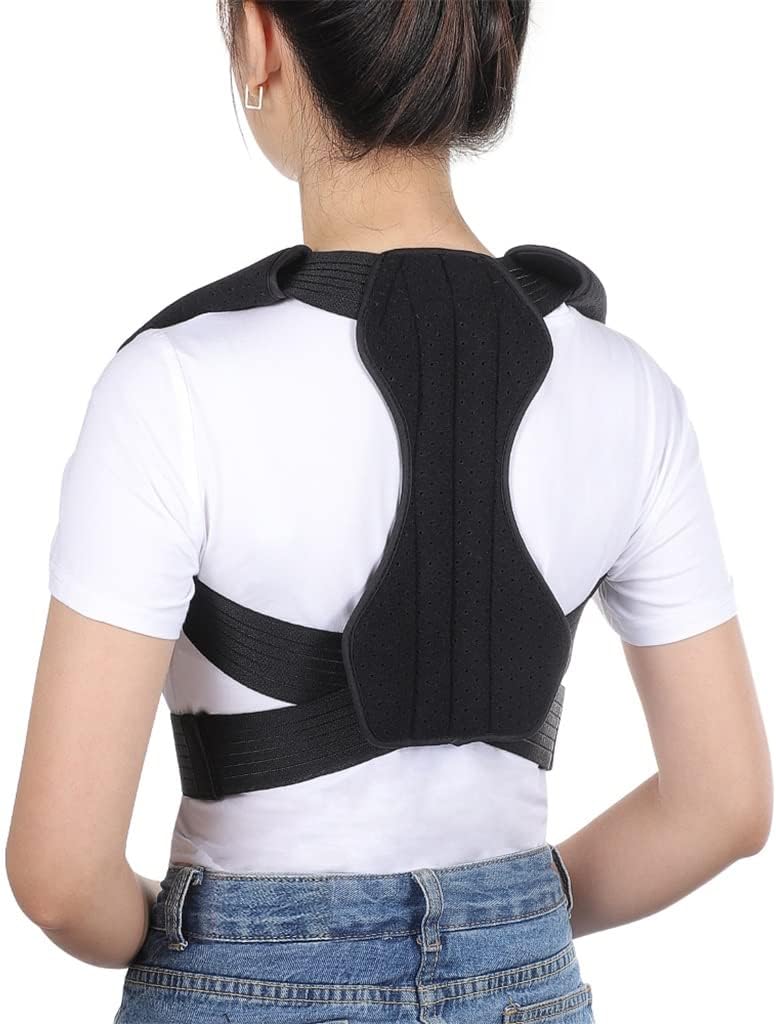 Posture Corrector Belt Back Correction Belt Steel Plate Support Kyphosis Back Support Belt Unisex(M Code)