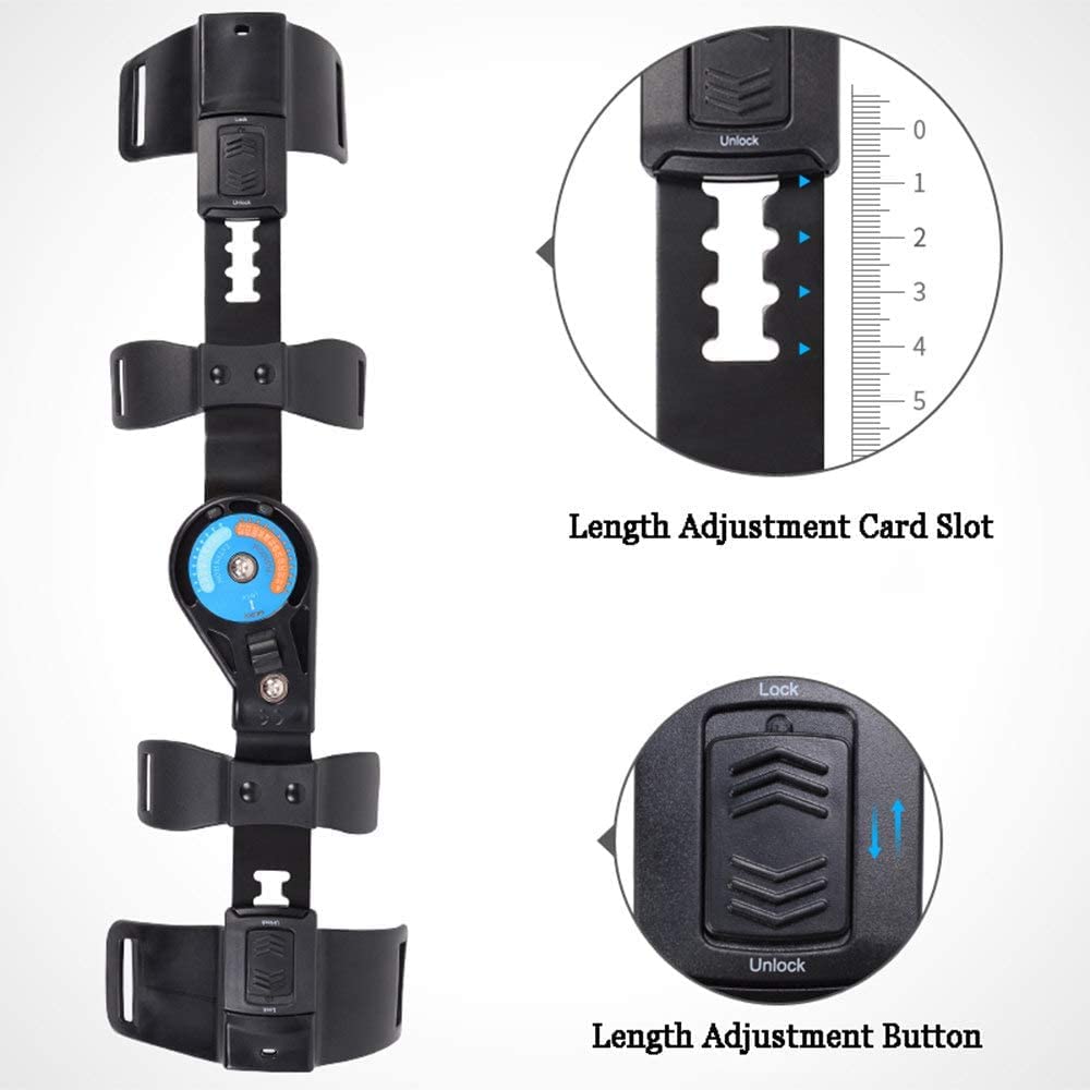 Hinged Elbow Brace With Strap Post OP Elbow Brace Stabilizer Splint Arm Orthosis Injury Recovery Support Elbow Immobilizer,Right