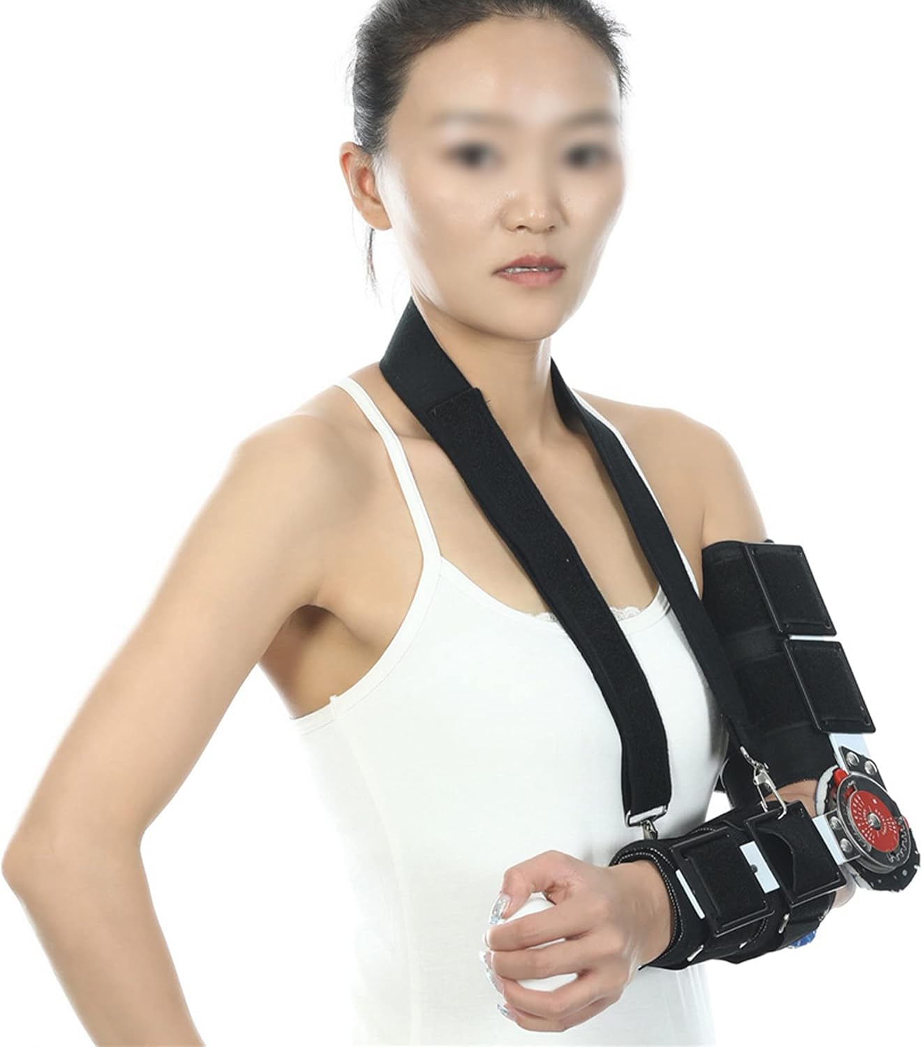 Hinged ROM Elbow Brace Surgery Injury Recovery Pain Relief Adjustable Post Op Elbow Brace Support Post Op Injury Recovery Ligament and Tendon Repairs Stabilizer Splint Arm Injury,Left