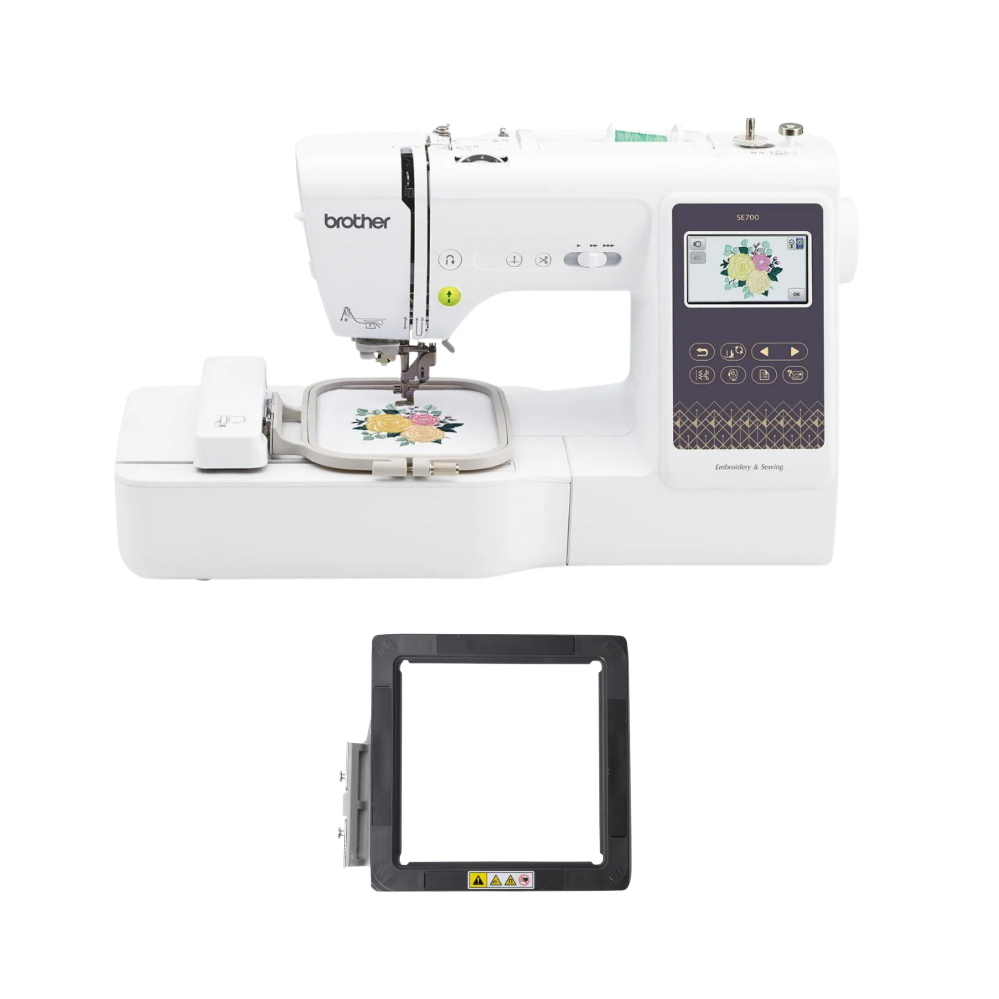 Brother SE700 Elite Computerized Sewing and Embroidery Machine Bundle