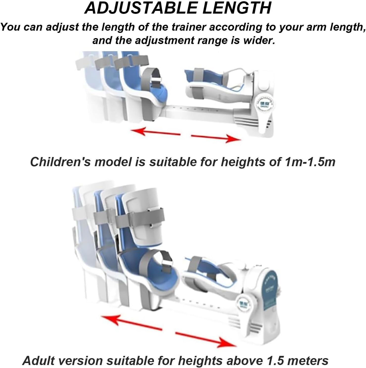 Automatic Rotation Training,Elbow Joint Brace Arm Exerciser, for Hemiplegia, Fracture,Adjustable Length,Angle Limit Protection,Forearm Rotation Trainer(Right Hand)
