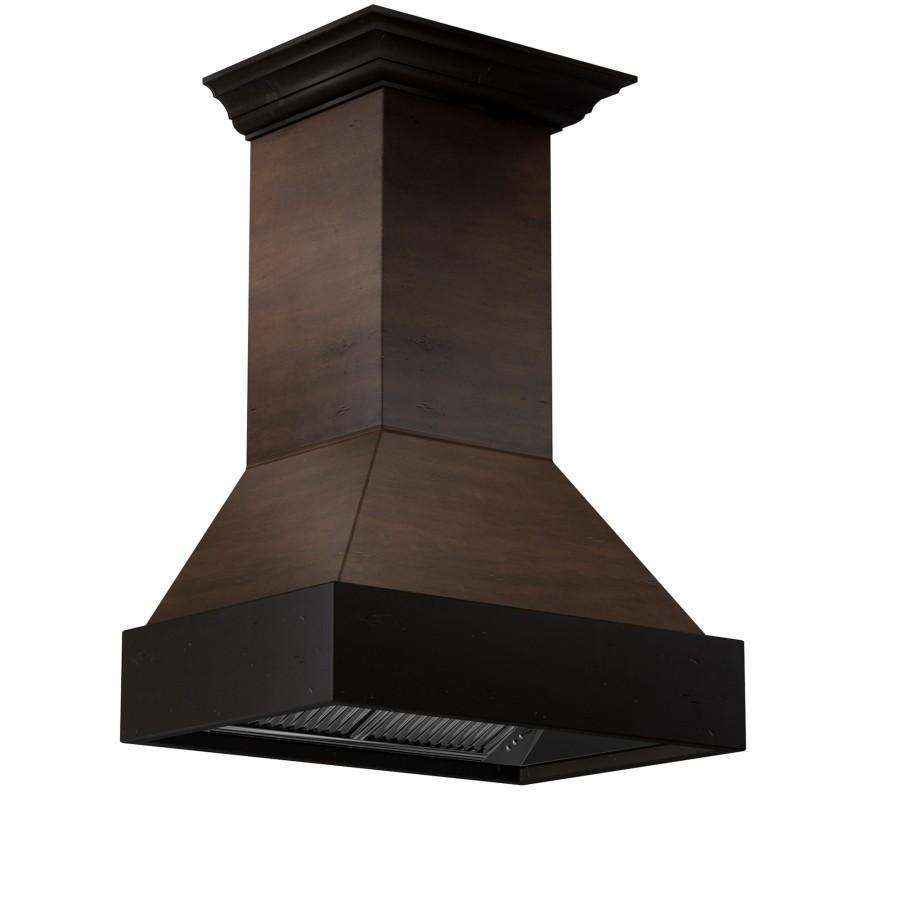 ZLINE 36-Inch Wooden Wall Range Hood with Crown Molding and 700 CFM Motor (355AH-36)