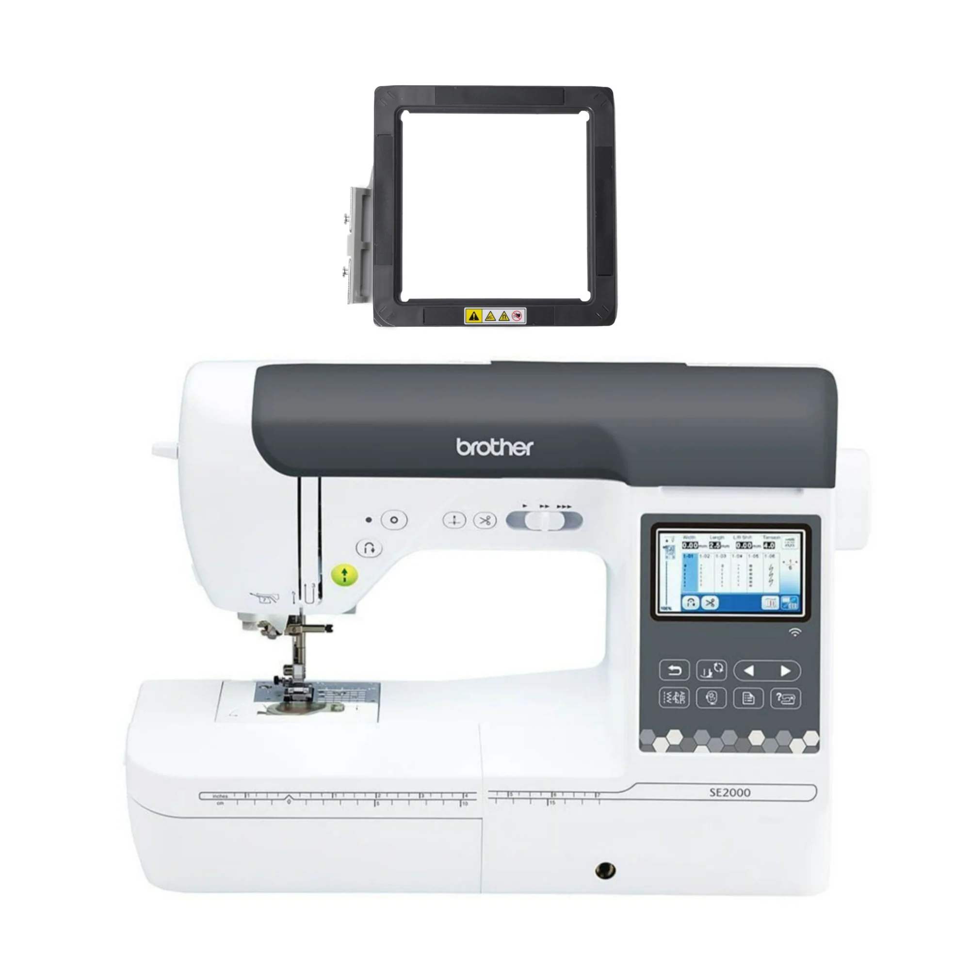 Brother SE2000 Computerized Sewing and Embroidery Machine with Magnetic Hoop