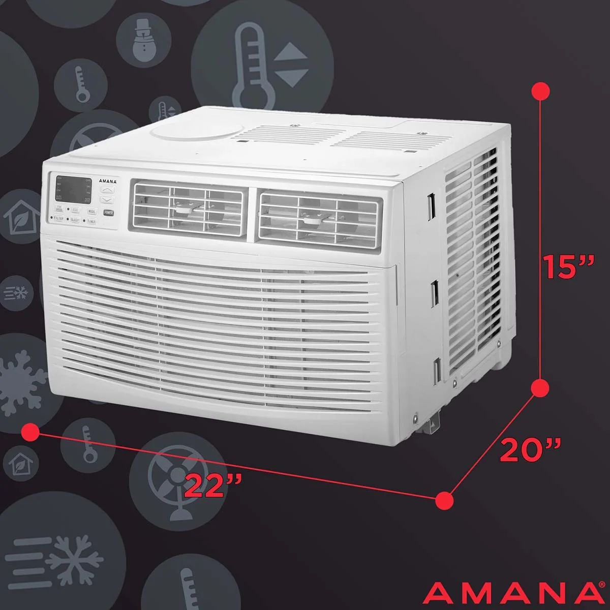 Amana 10,000 BTU Window Air Conditioner w/ Electronic Controls