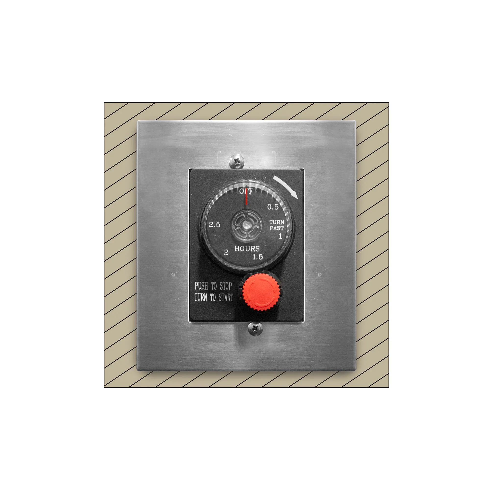 TrueFlame Surface Mount Enclosure to House ESTOP1-0H and ESTOP2-5H Timers (TF-ESTOP-RM-KIT)