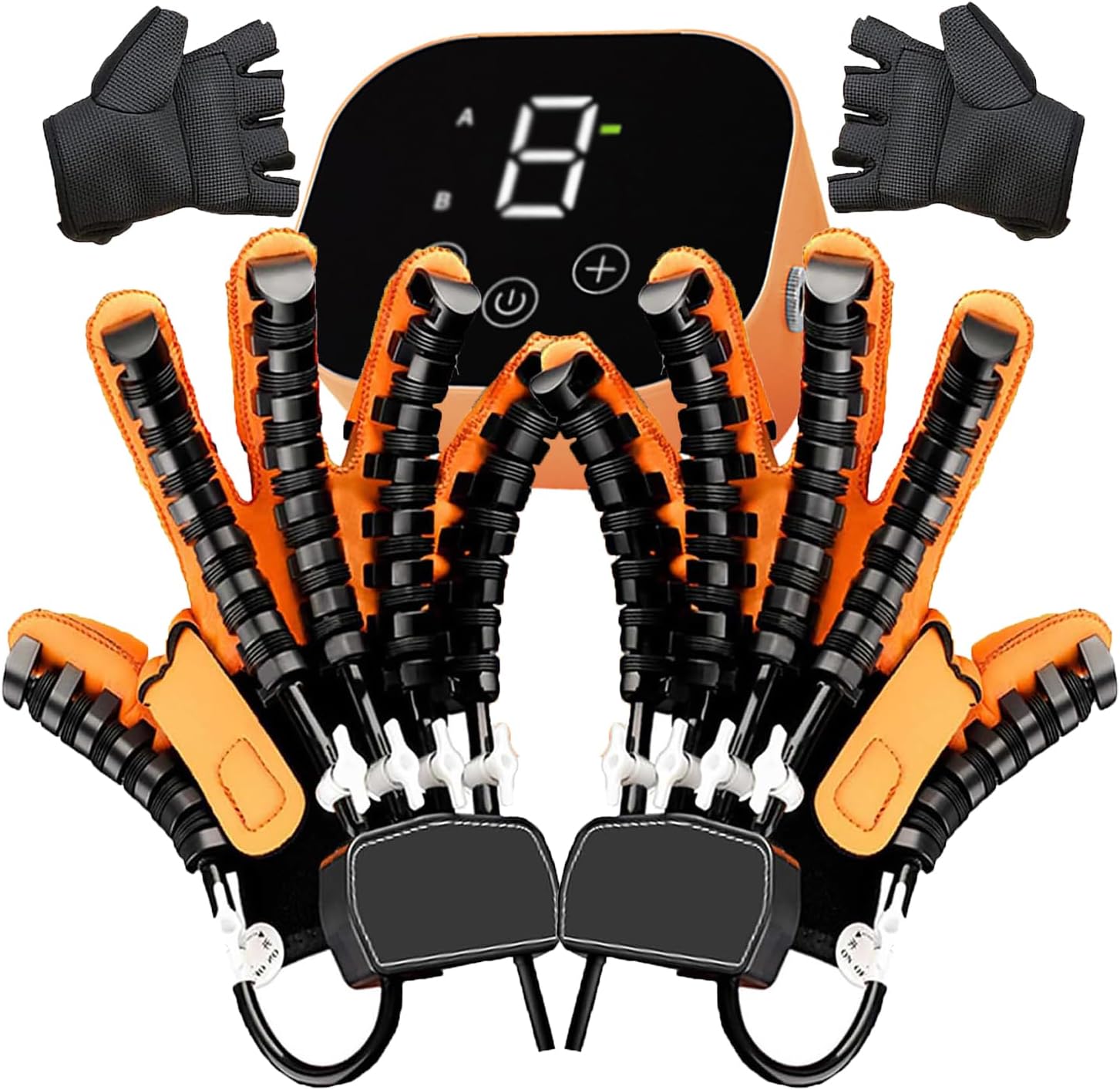 Robotic Hand Rehabilitation Gloves for Stroke, Adjustable Strength Finger Training Device for Hemiplegia Recovery
