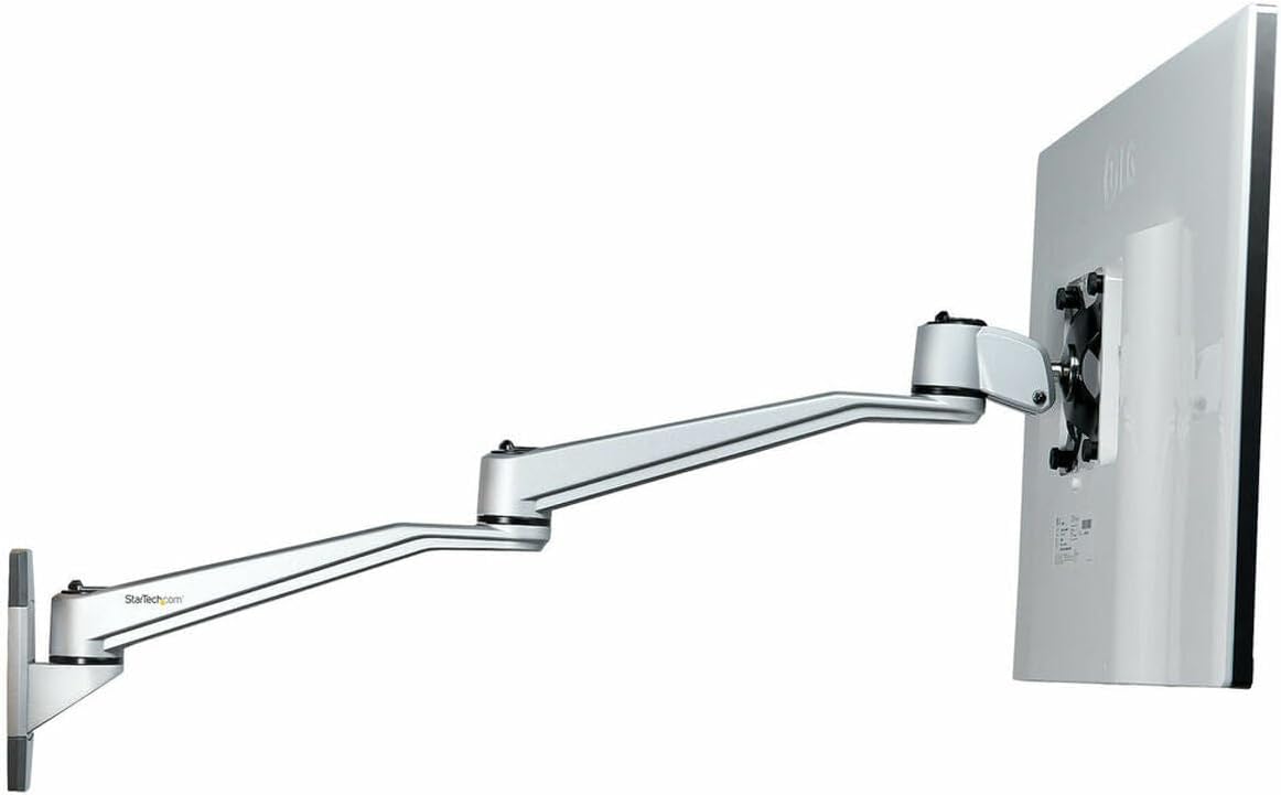 StarTech.com Wall Mount Monitor Arm - Articulating Ergonomic VESA Wall Mount Monitor Arm - 20