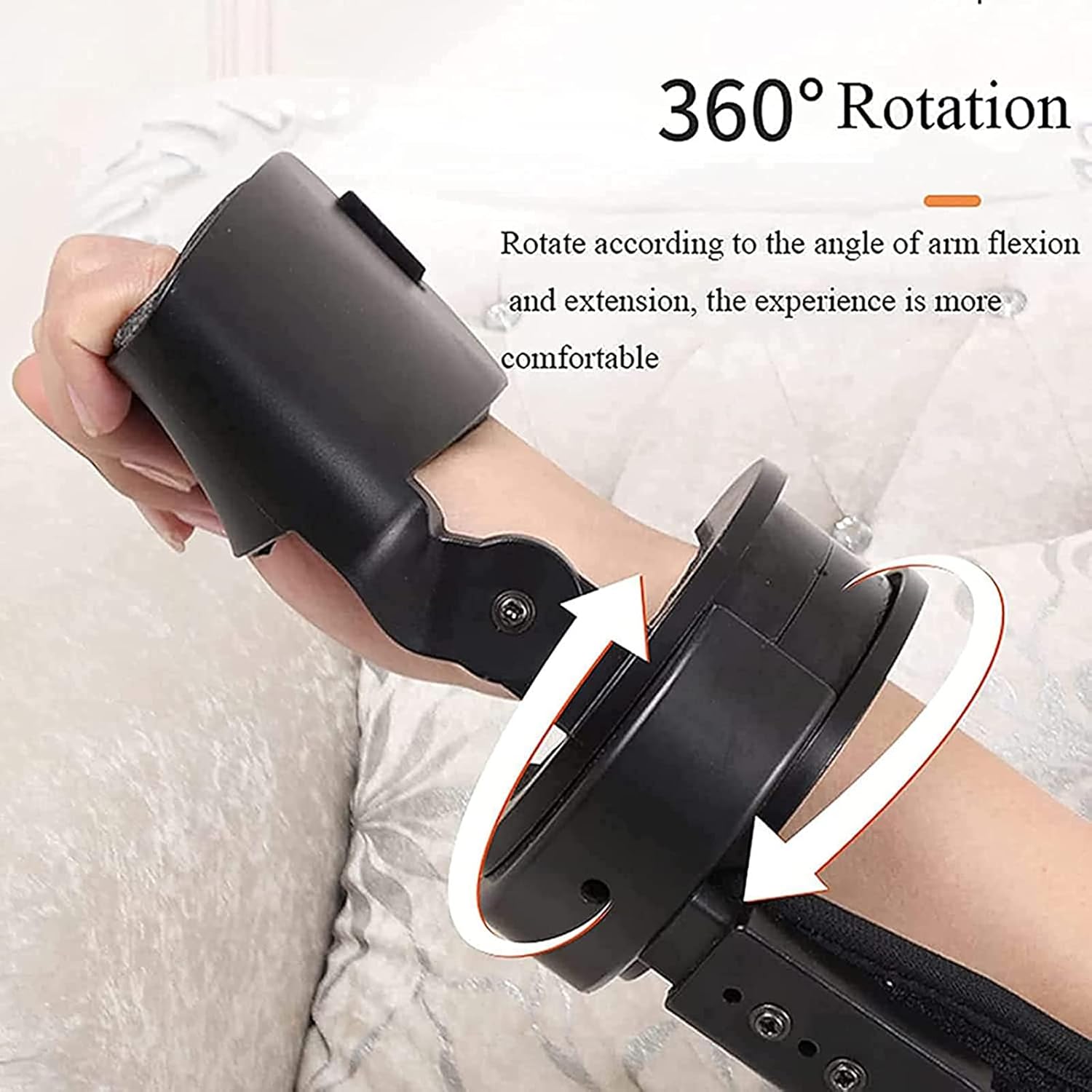 Electric Elbow Joint Rehabilitation Device, Hinged Elbow Brace Rehabilitation Training Orthotic, Arm Protector Stretch Out Trainer, for Stroke Hemiplegia Patients,Right