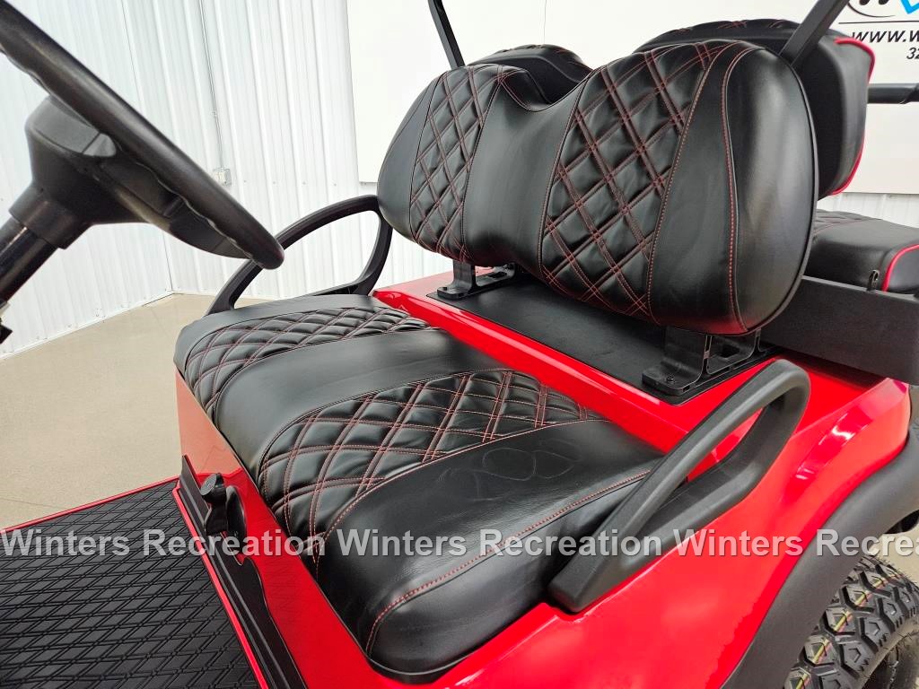 2020 Club Car Tempo Gas EFI DELUXE STREET READY Golf Cart, Rally Red