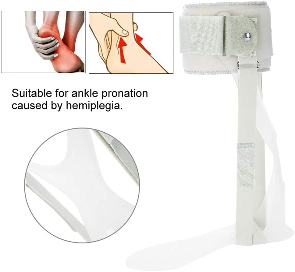 Ankle Foot Orthosis Support & Drop Foot Brace for Men & Women Stroke Recovery Equipment, Improve Walking Posture, Available Left & Right