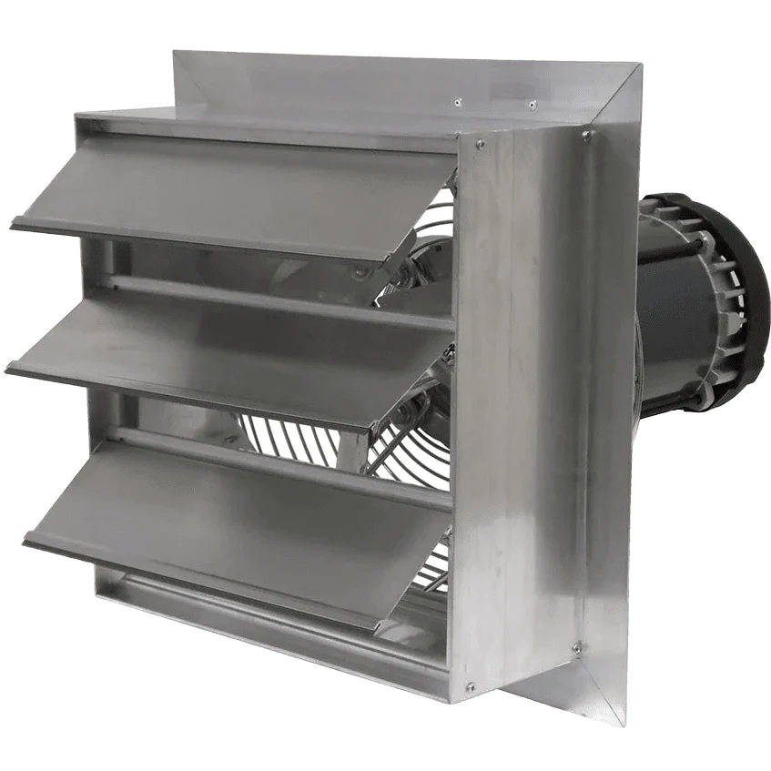 Canarm AX 18-In. Explosion Proof Aluminum Wall Mount Shutter Exhaust Fan