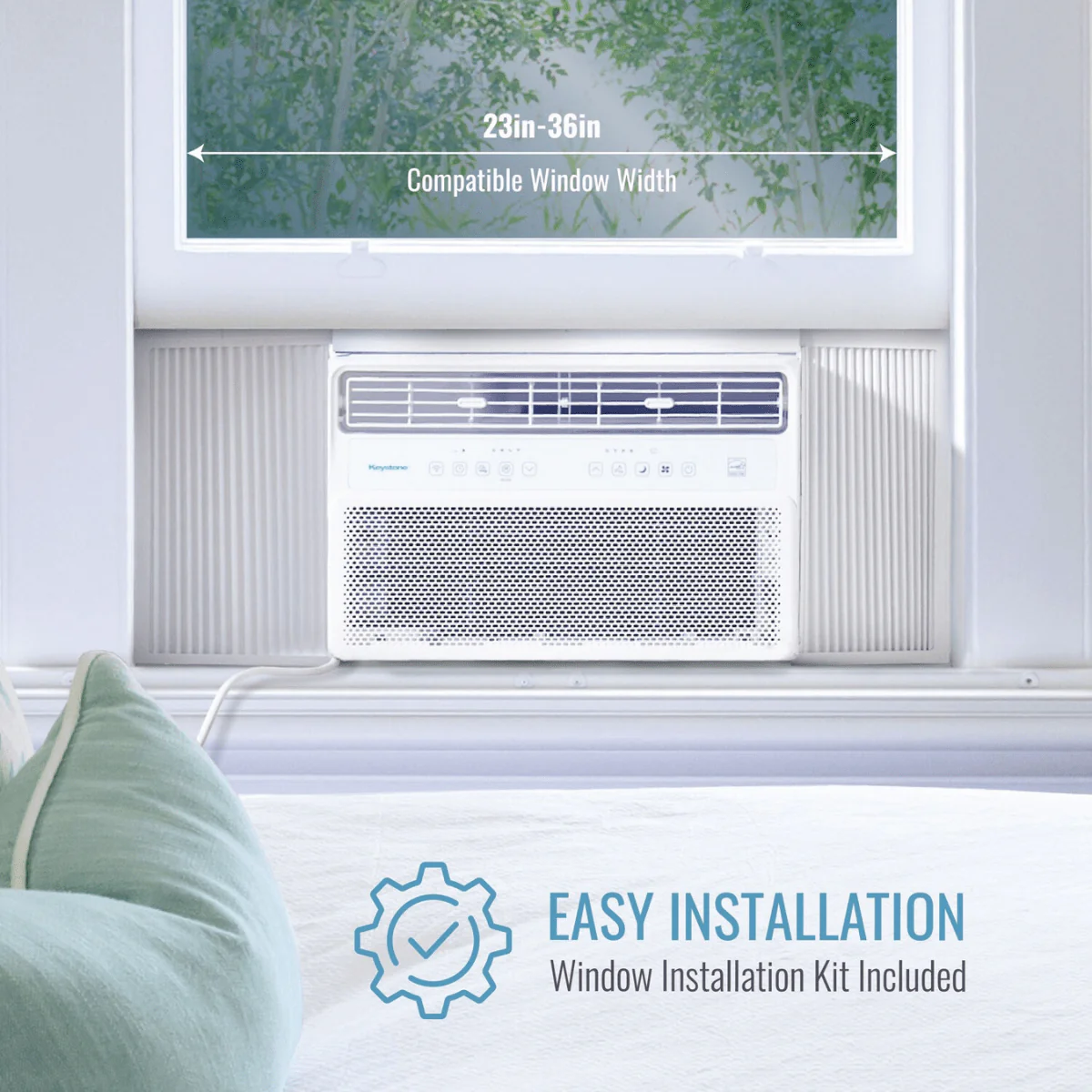 Keystone 8,000 BTU Inverter Window Air Conditioner