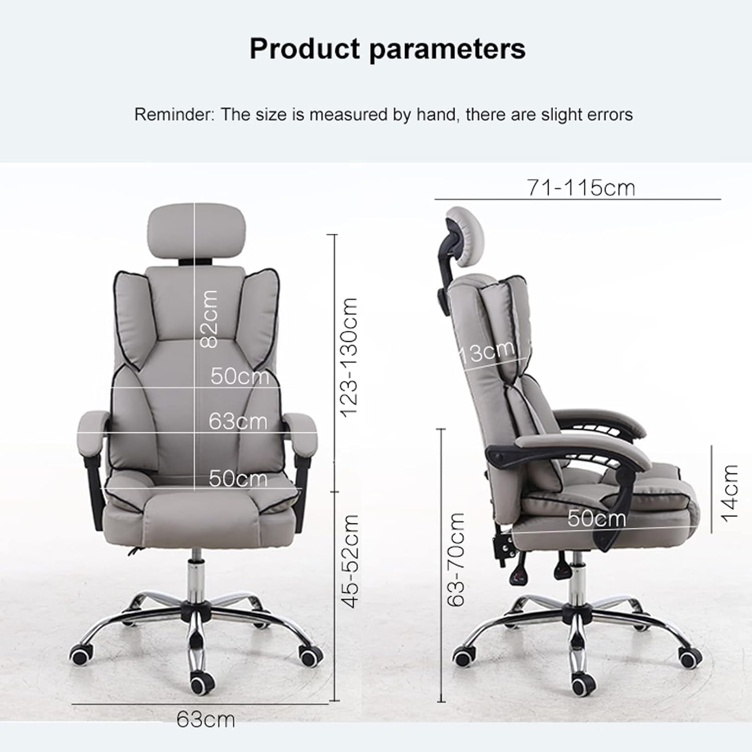 Computer Desk Chair, Executive Chairs, Management Chair Leather Comfy Desk Chair with Adjustable Height,Arm and Back Support Gaming Chair,Pink-C