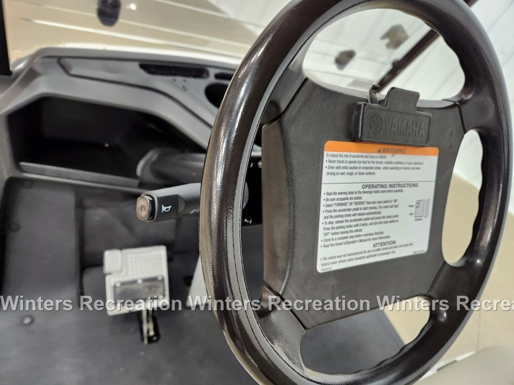 2017 Yamaha Drive 2 Lithium Ion STREET READY Golf Cart, White