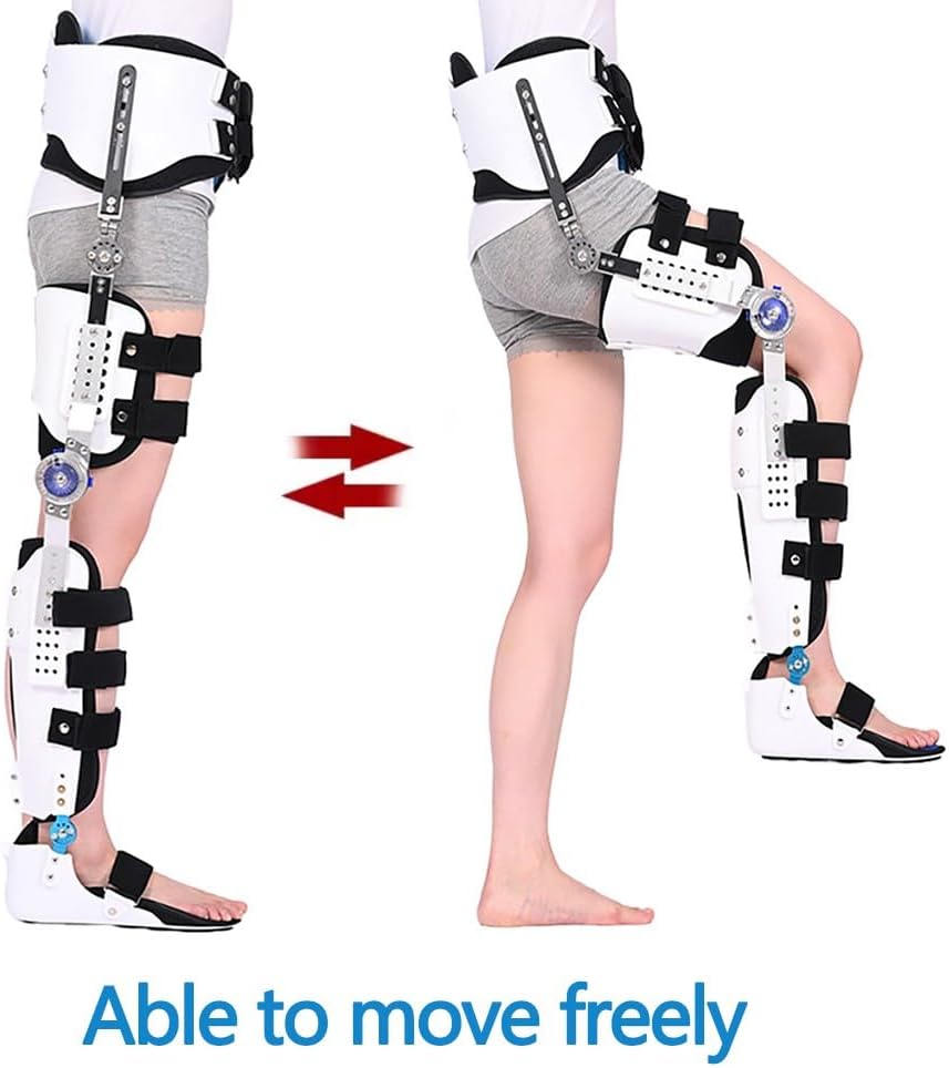 Hip Joint Stabilizer and Orthosis,Adjustable Hinged Hip Joint Brace for Hip Arthritis Sprain Surgery and Recovery The Most Effective Device for Your Hip Function Waist Legs(Left)