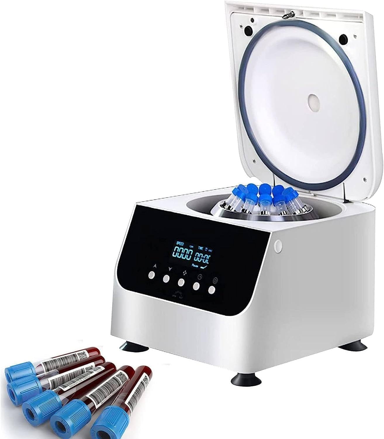 Lab PRP Centrifuge Machine,Lab Benchtop Centrifuges 4000rpm Laboratory Low Speed Centrifugal Machine Aluminum Alloy Rotor (50ml*6)