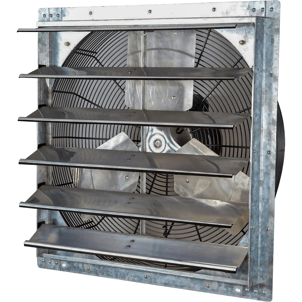 iLiving 24 inch Variable Speed Wall Mounted Shutter Exhaust Fan