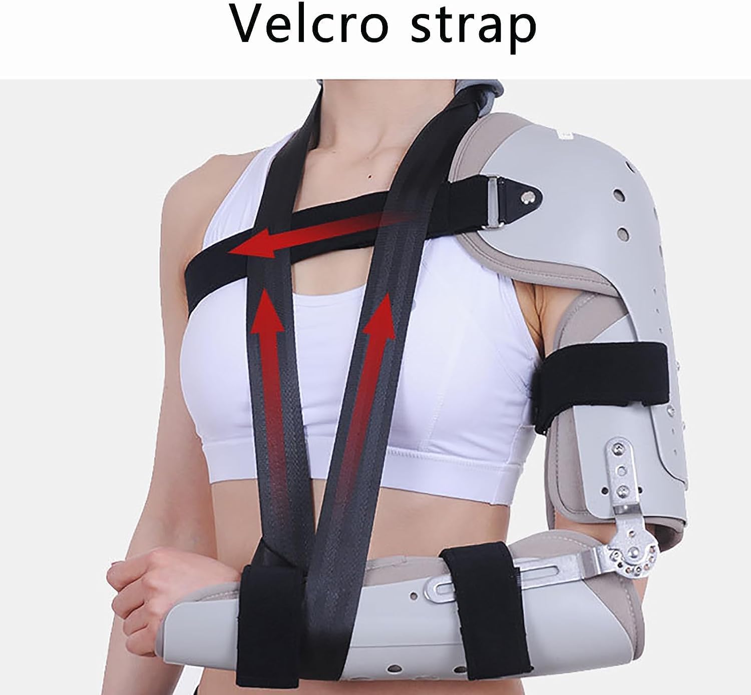 KEULEN Elbow Immobilizer, Adjustable Breathable Elbow Fracture Fixed Brace, Ajustable Angle and Length for Arthritis Pain Relief, Arm Injury Recovery Support Elbow Sprain, Elbow Dislocation