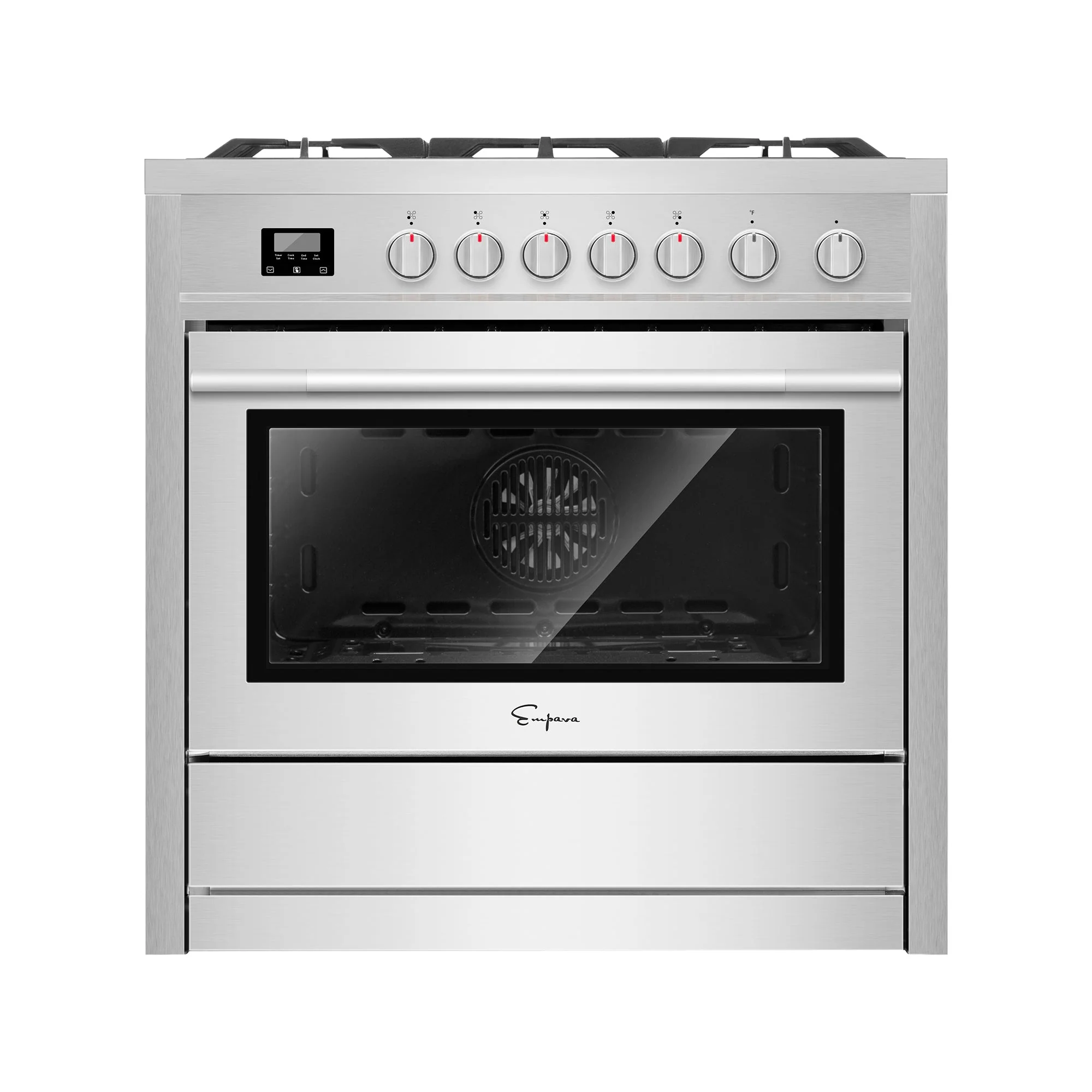Empava 36-Inch Freestanding Gas Range in Stainless Steel (EMPV-36GR01)