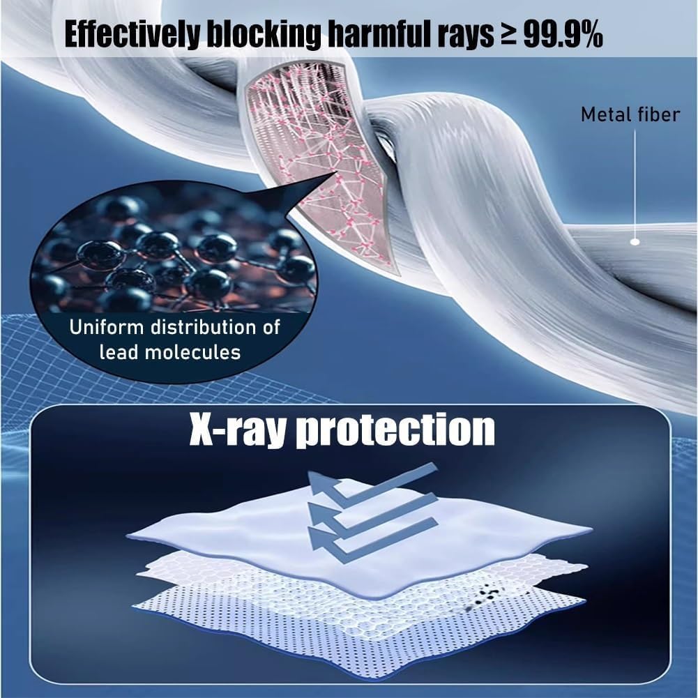 BKEKM Adjustable Lead Glove 0.5mmpb Lead Arm Shield Radiation Apron Labs X-ray Lead Glove Shield Medical Use Lead X-ray Apron