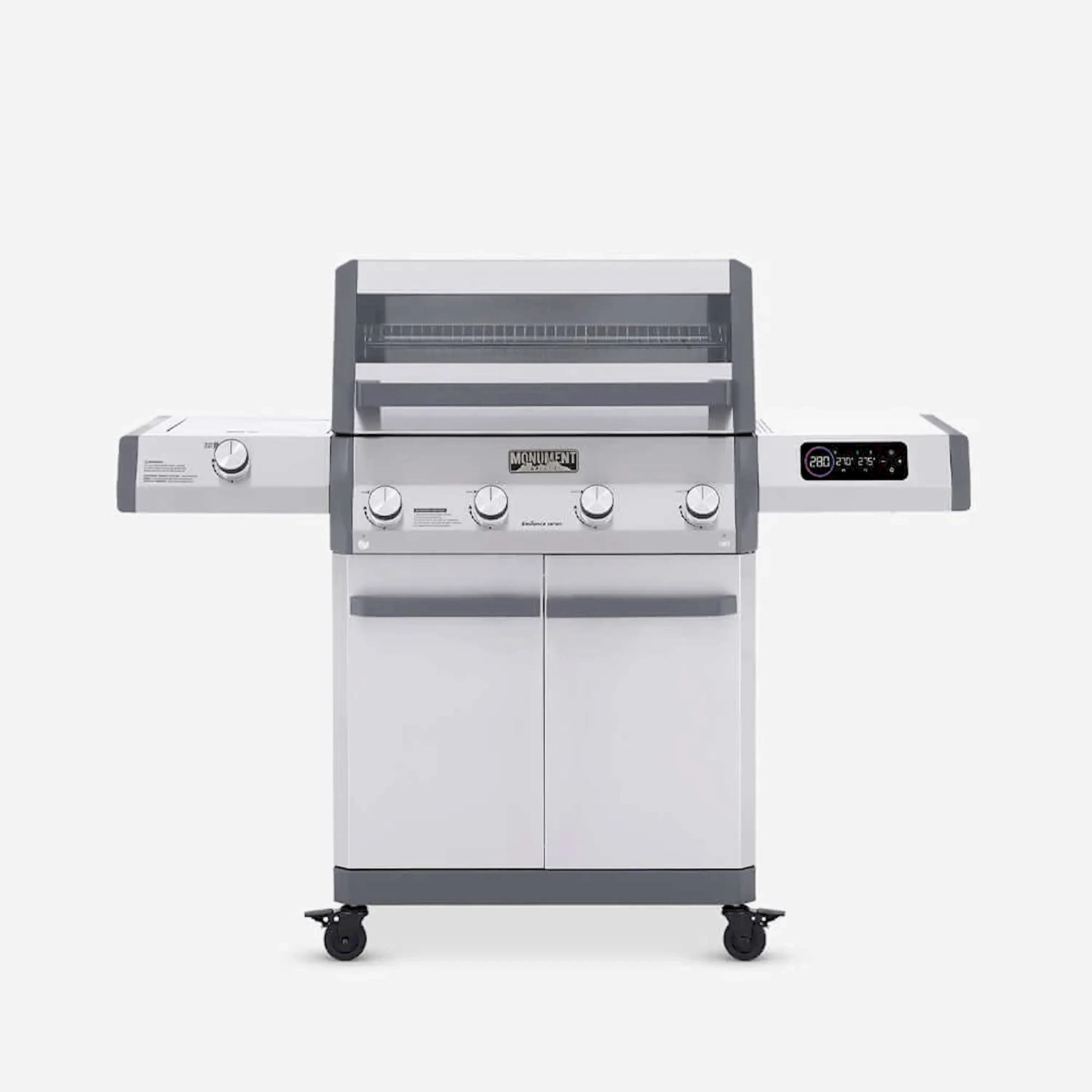Monument Eminence Tech Propane Gas Grill in Stainless Steel with 4 Burners (E405)