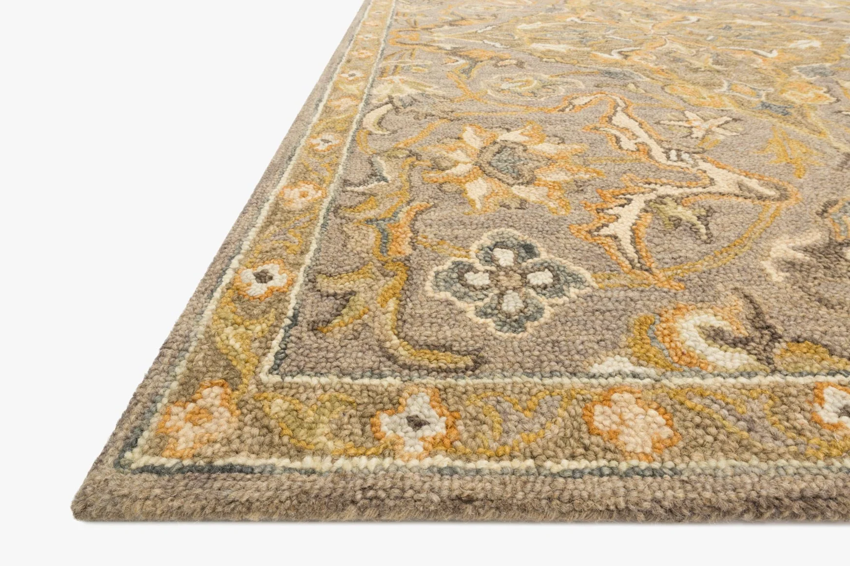 Loloi Victoria Collection - Traditional Hooked Rug in Grey (VK-04)