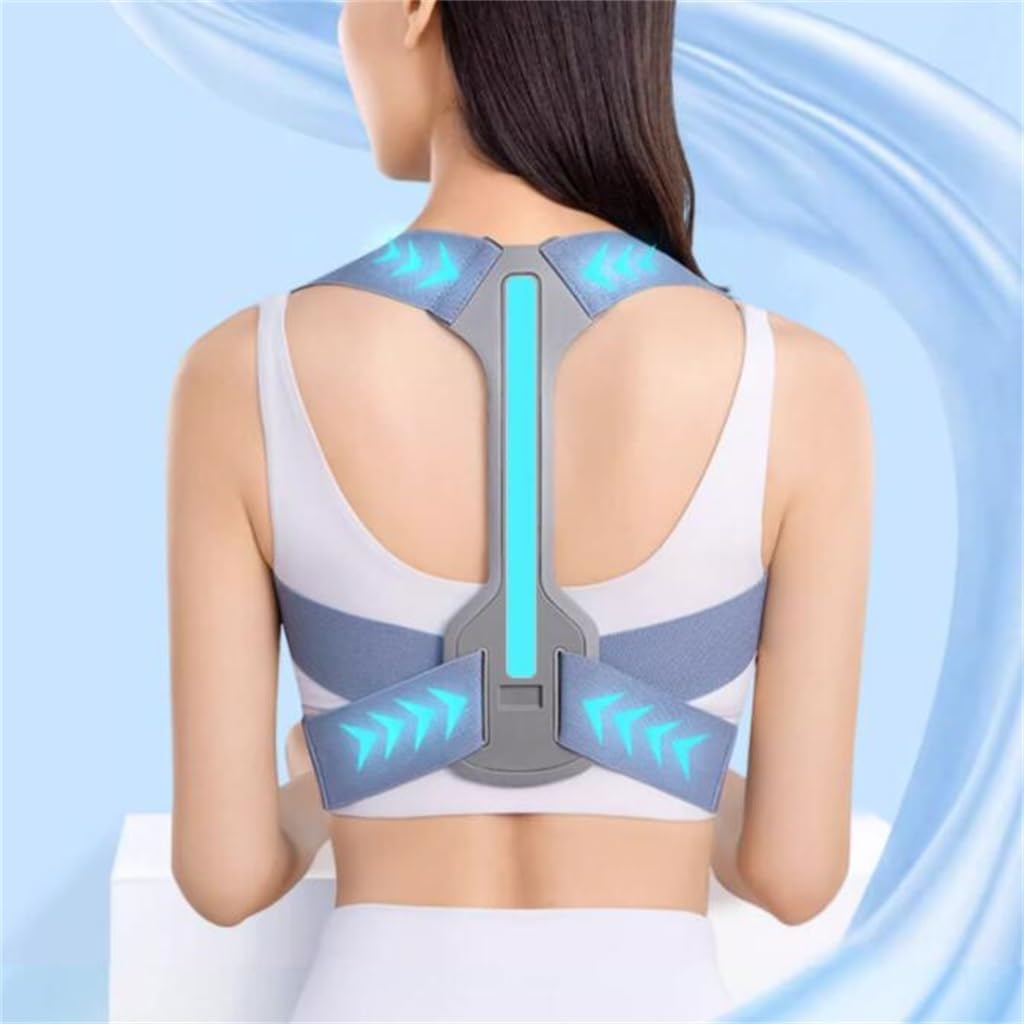 Correct Sitting Posture Spine Column Side Bend Straight Back Hunchback Orthotic Posture Belt(Large)
