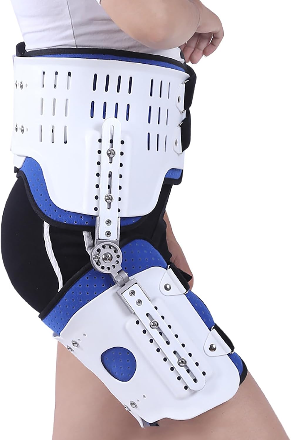 Youth Hip Orthosis Brace, Adjustable Hinged Hip Brace, Fixed Abduction Angle for Optimal Hip Positioning, Joint Fixation, Universal Fit, Ideal for Home Recovery and Clinical Rehabilitation