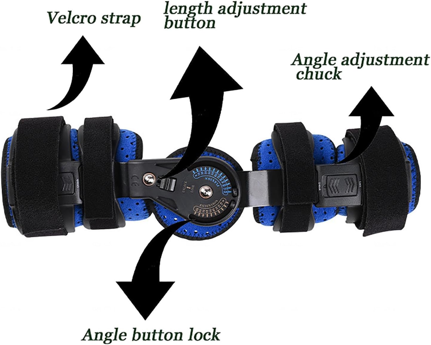 Post OP Elbow Splint Immobilizer Unisex ROM Hinged Elbow Brace with Strap Sling,Arm Injury Recovery, Support After Surgery Dislocated,Elbow Fracture Fixation,Right