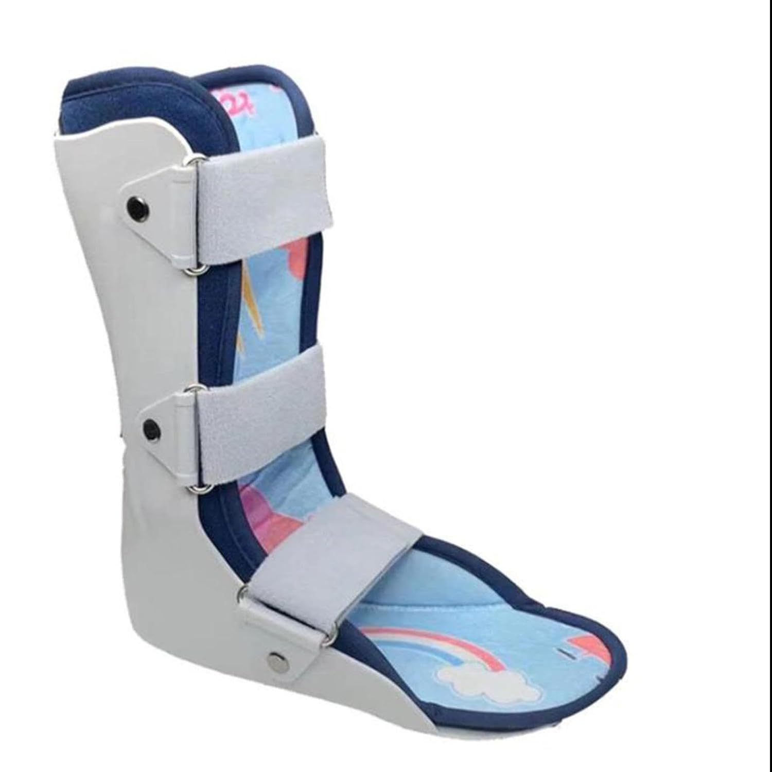 SFKLYU Kids AFO Drop Foot Brace, Children Ankle Foot Orthosis for Sprained Ankle, Broken Foot,Right